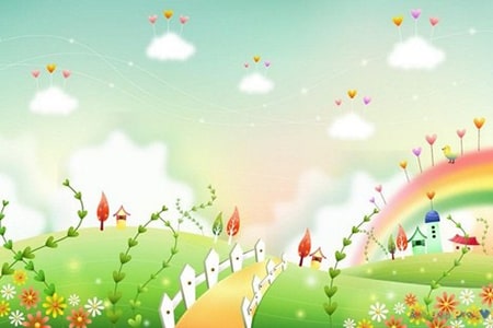 hoa anh đào bay trong gió anime wallpaper